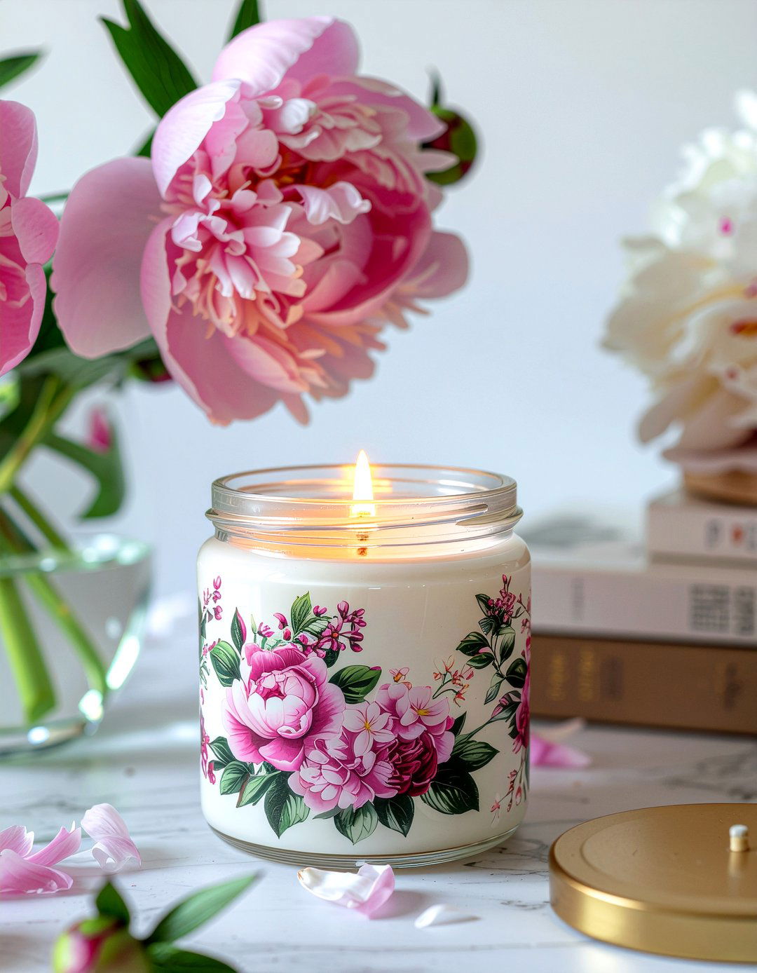 Peony blush candle - 30 living room scented candles