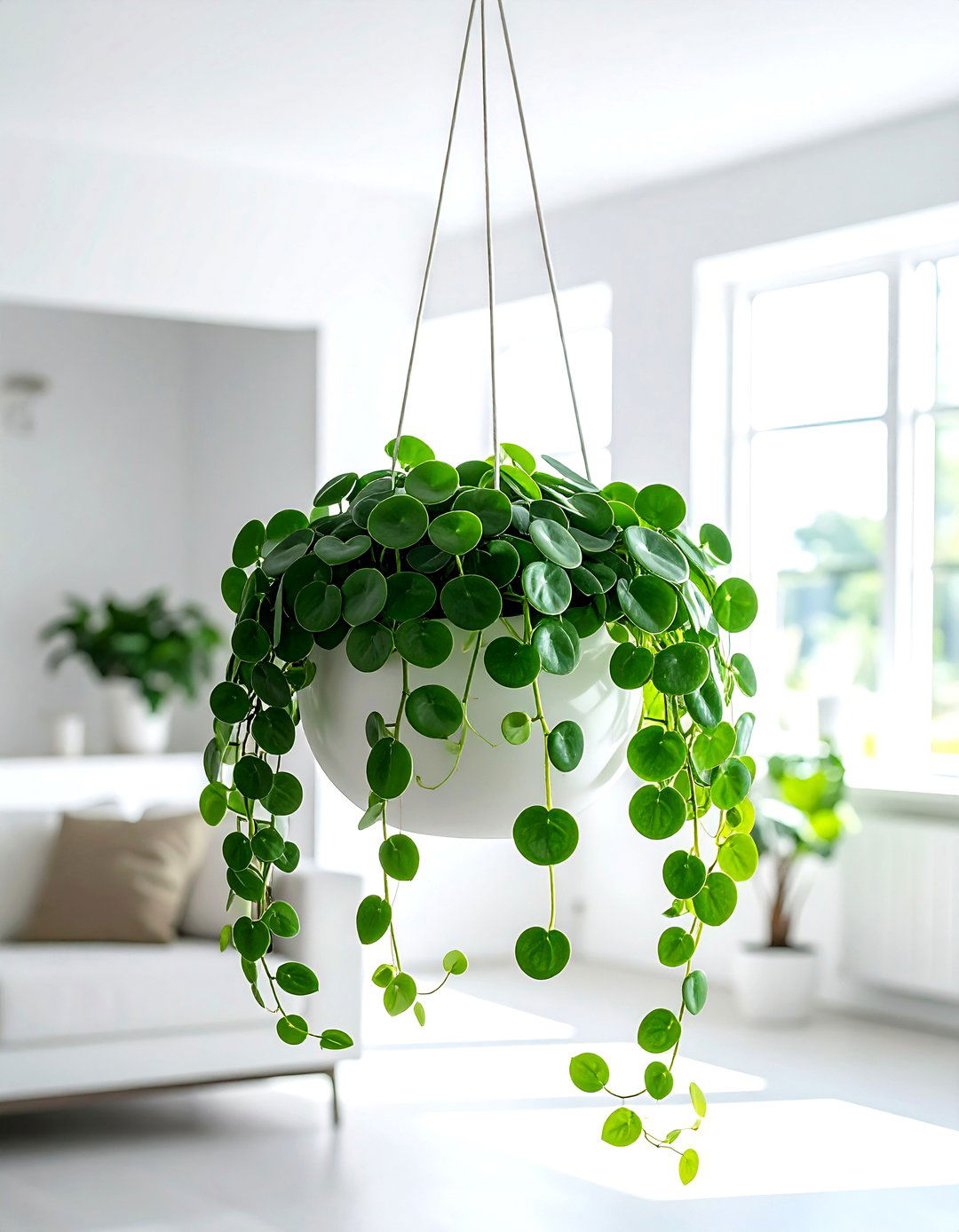 Peperomia Hope Hanging - 30 living room hanging plants