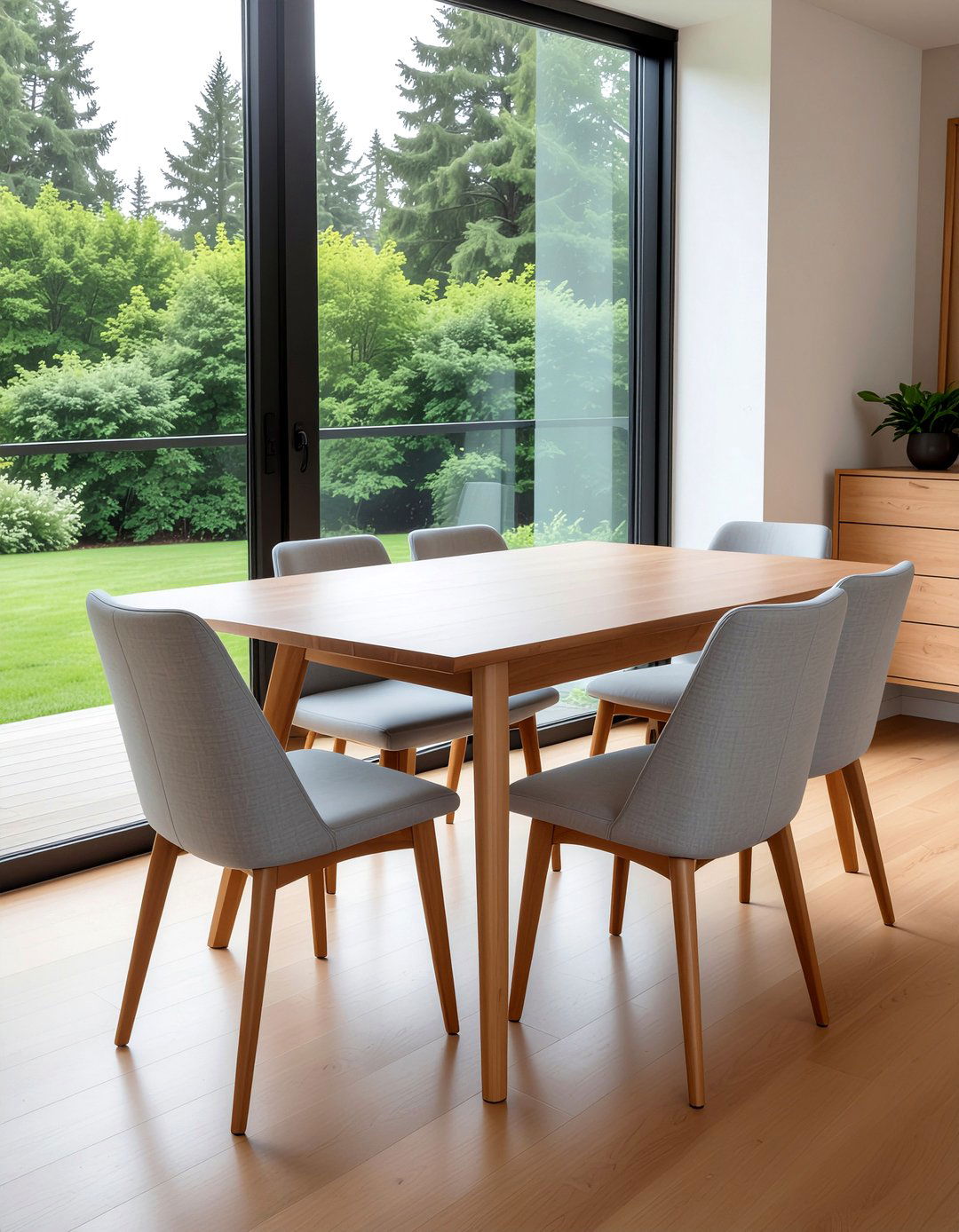 Performance fabric dining chairs - 30 durable dining room ideas