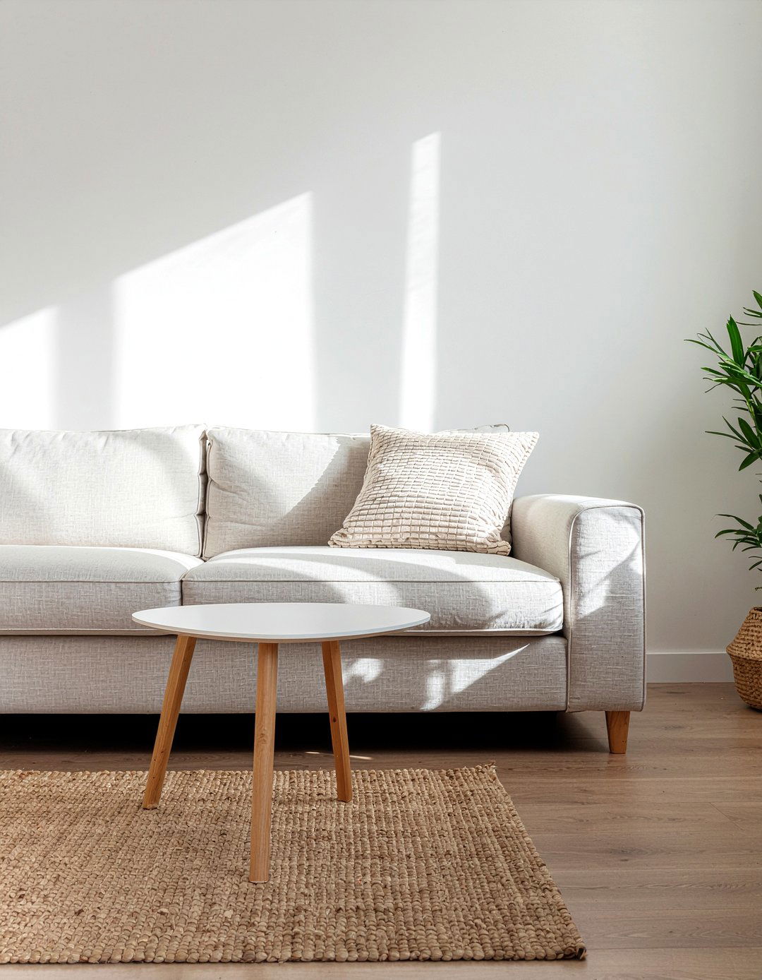 Performance fabric sofa - 30 baby proof living room ideas