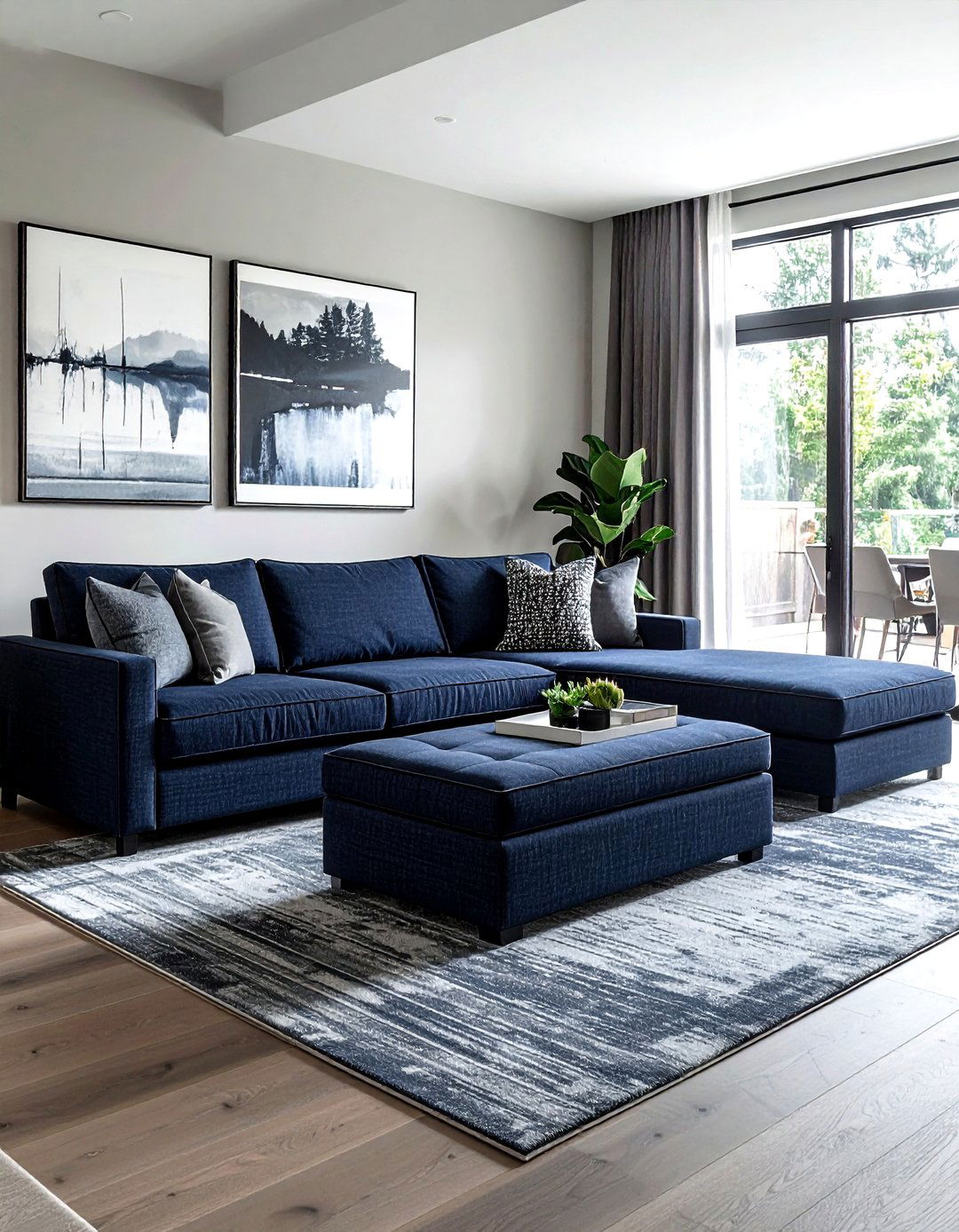 Performance fabric track arm sofa - 30 living room track arm sofa ideas