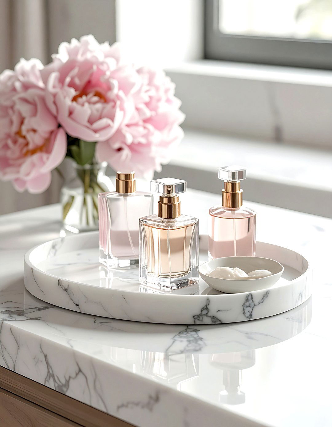 Perfume marble tray - 30 marble tray ideas