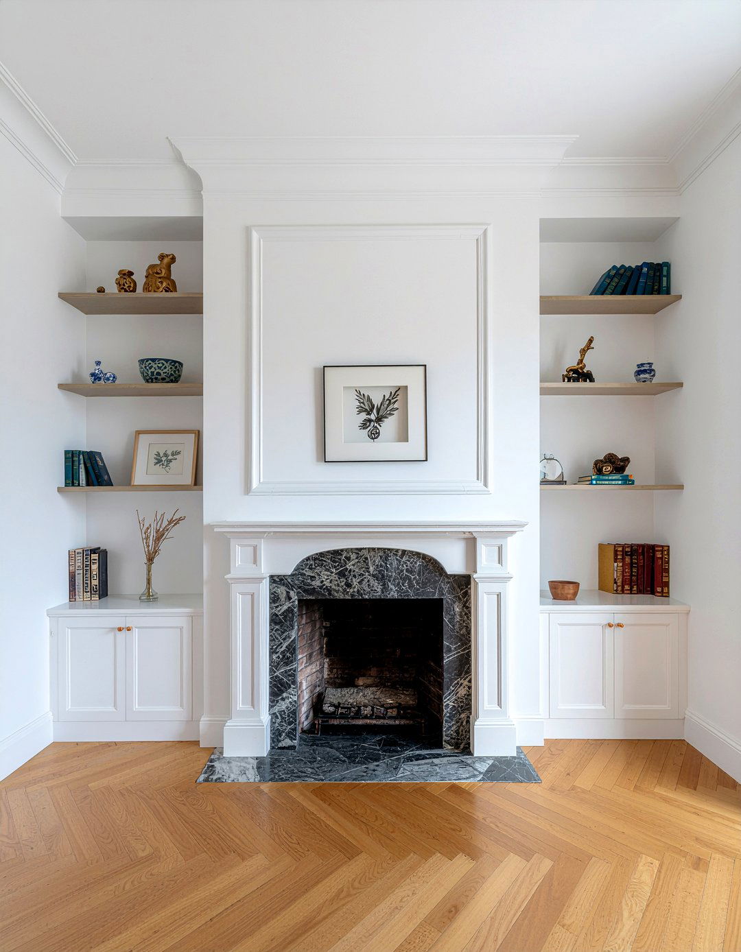 Period Property Alcove Shelving - 30 period home living room ideas