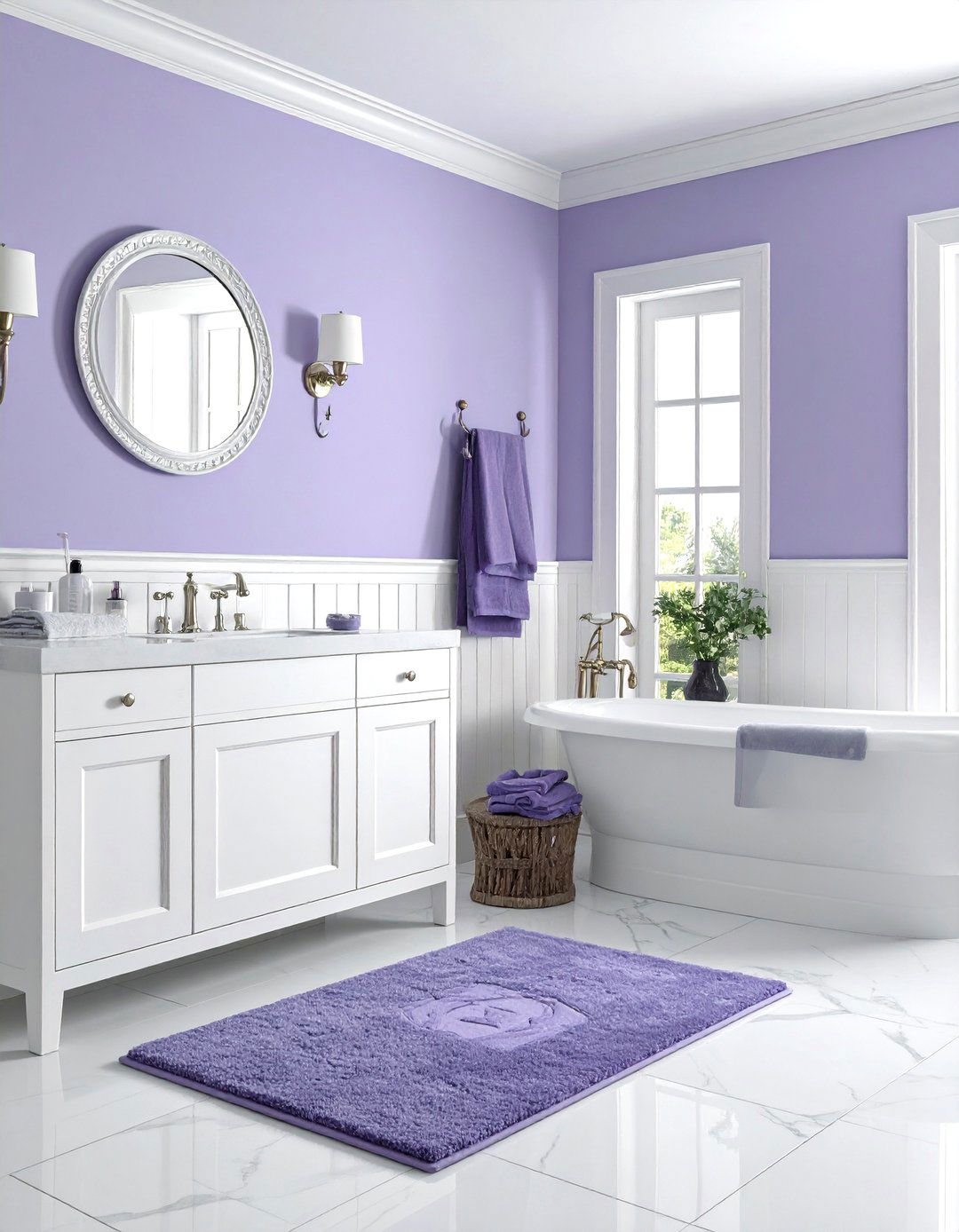Periwinkle Bathroom Style - 30 blue bathroom ideas