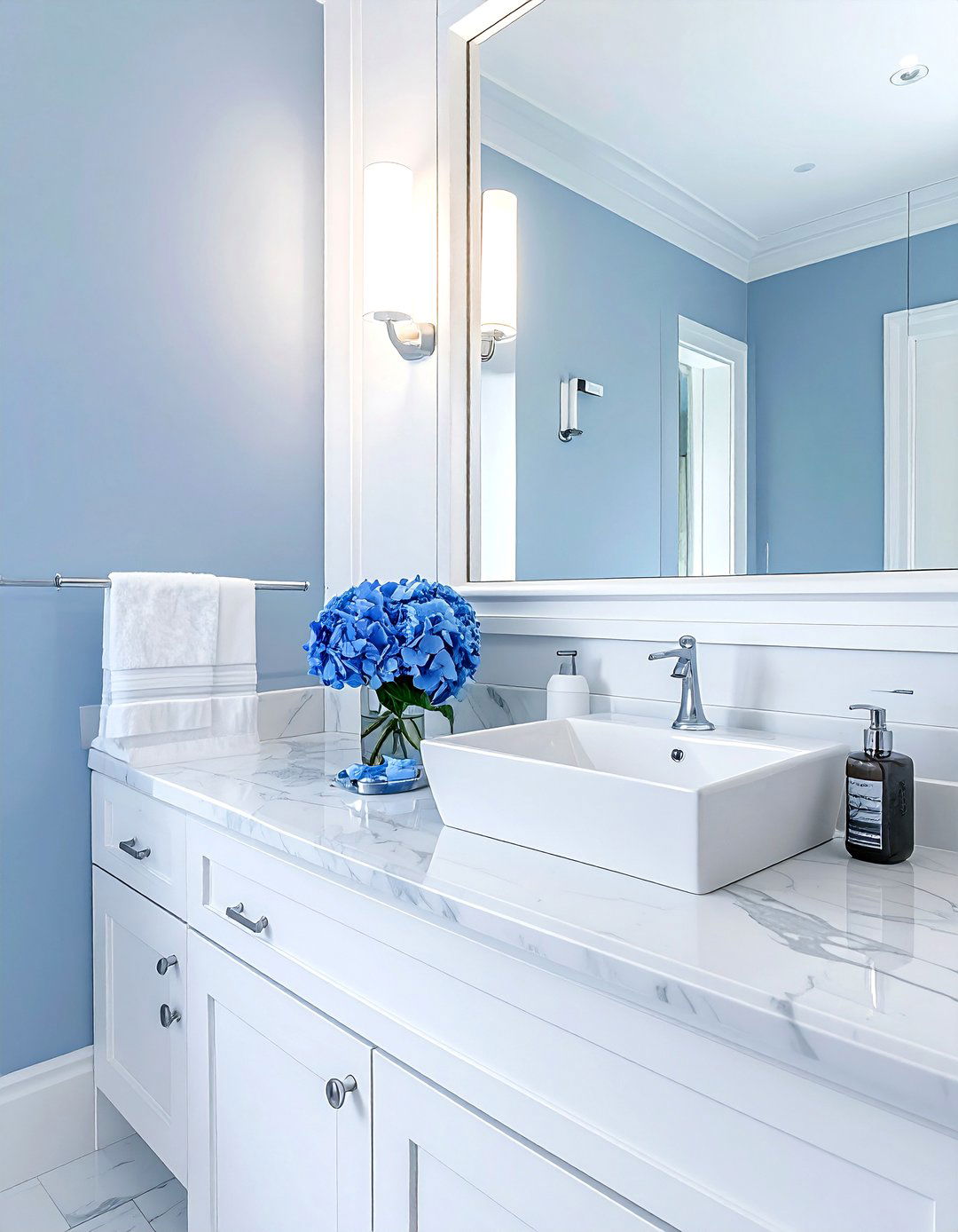 Periwinkle bathroom paint - 30 bathroom paint color ideas