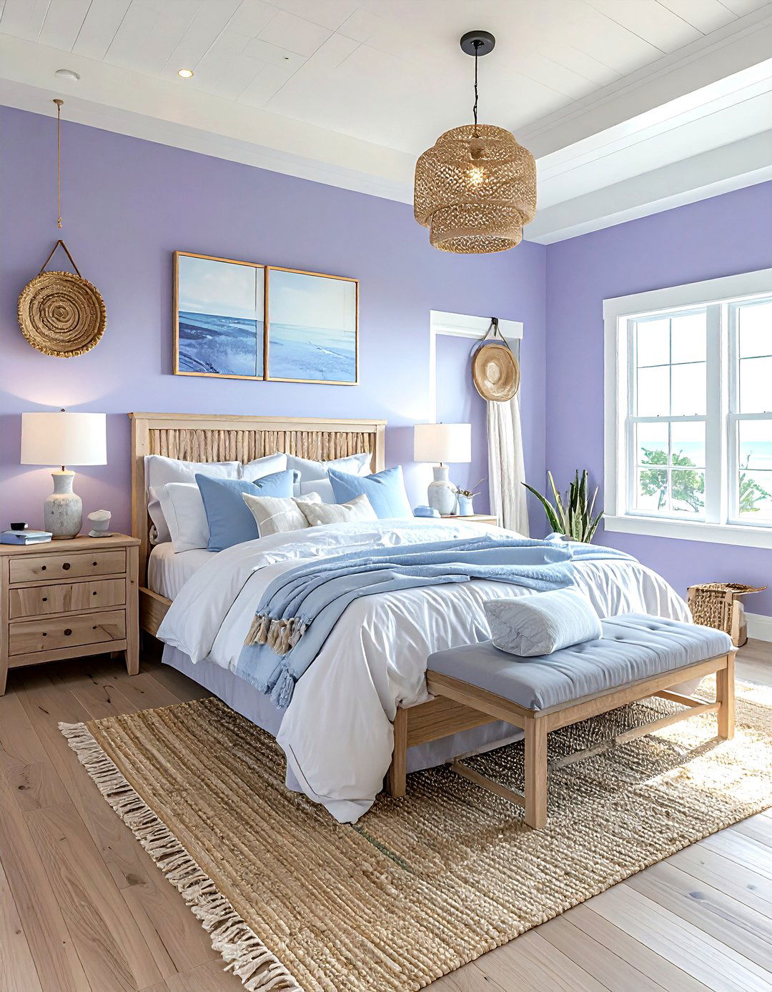 Periwinkle purple bedroom - 30 purple bedroom ideas