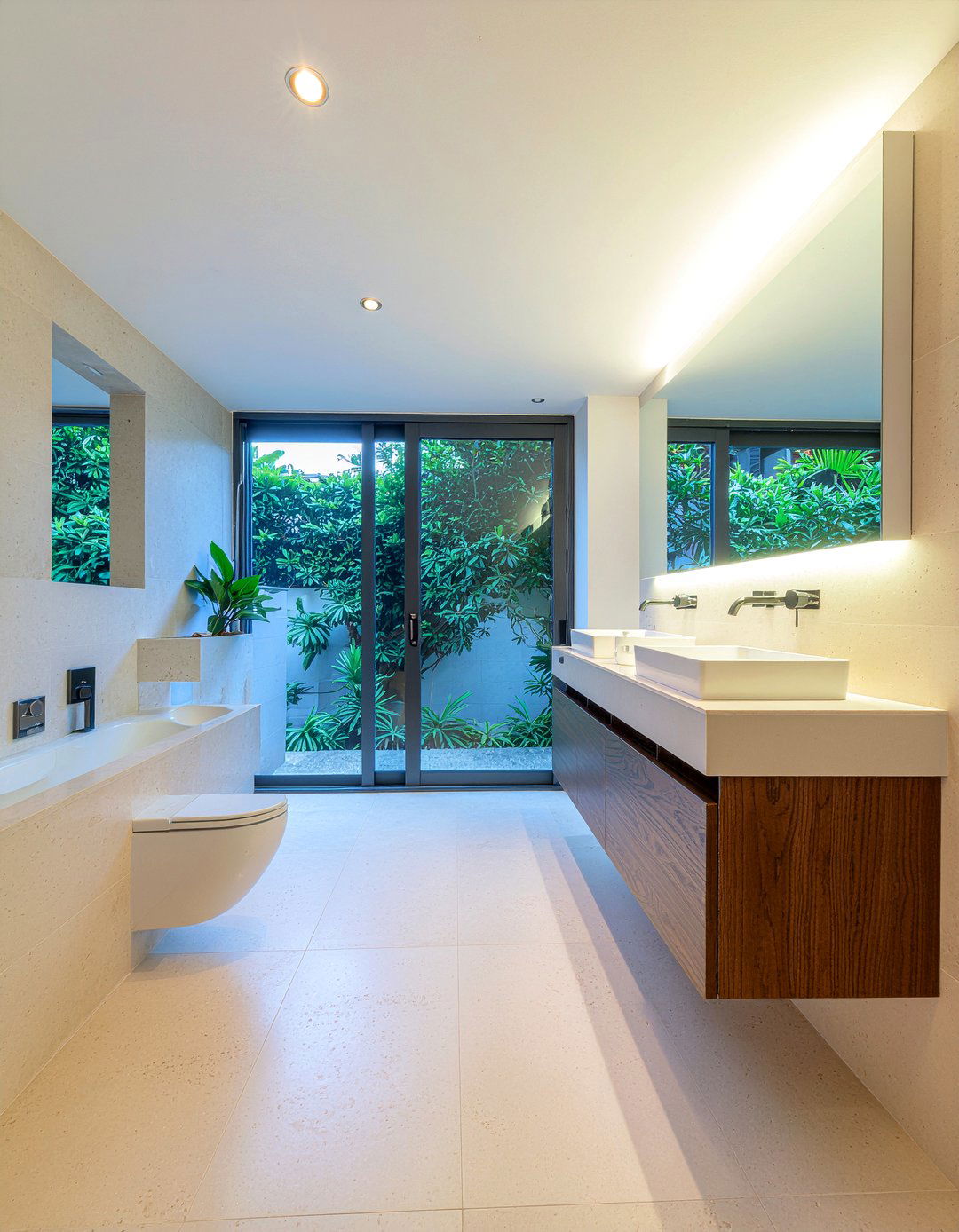 Perla Venata Quartzite Bathroom - 30 quartzite bathroom ideas