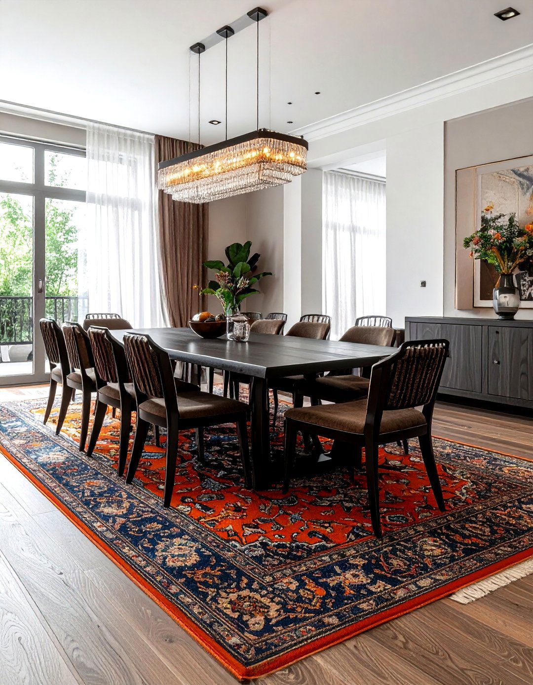 Persian rug dining room - 30 Persian rug ideas