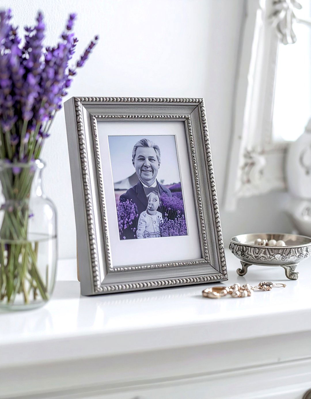 Personal Family Photograph - 30 dresser top styling ideas