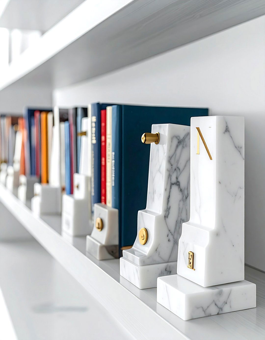Personalized Bookends - 30 monogrammed decor ideas