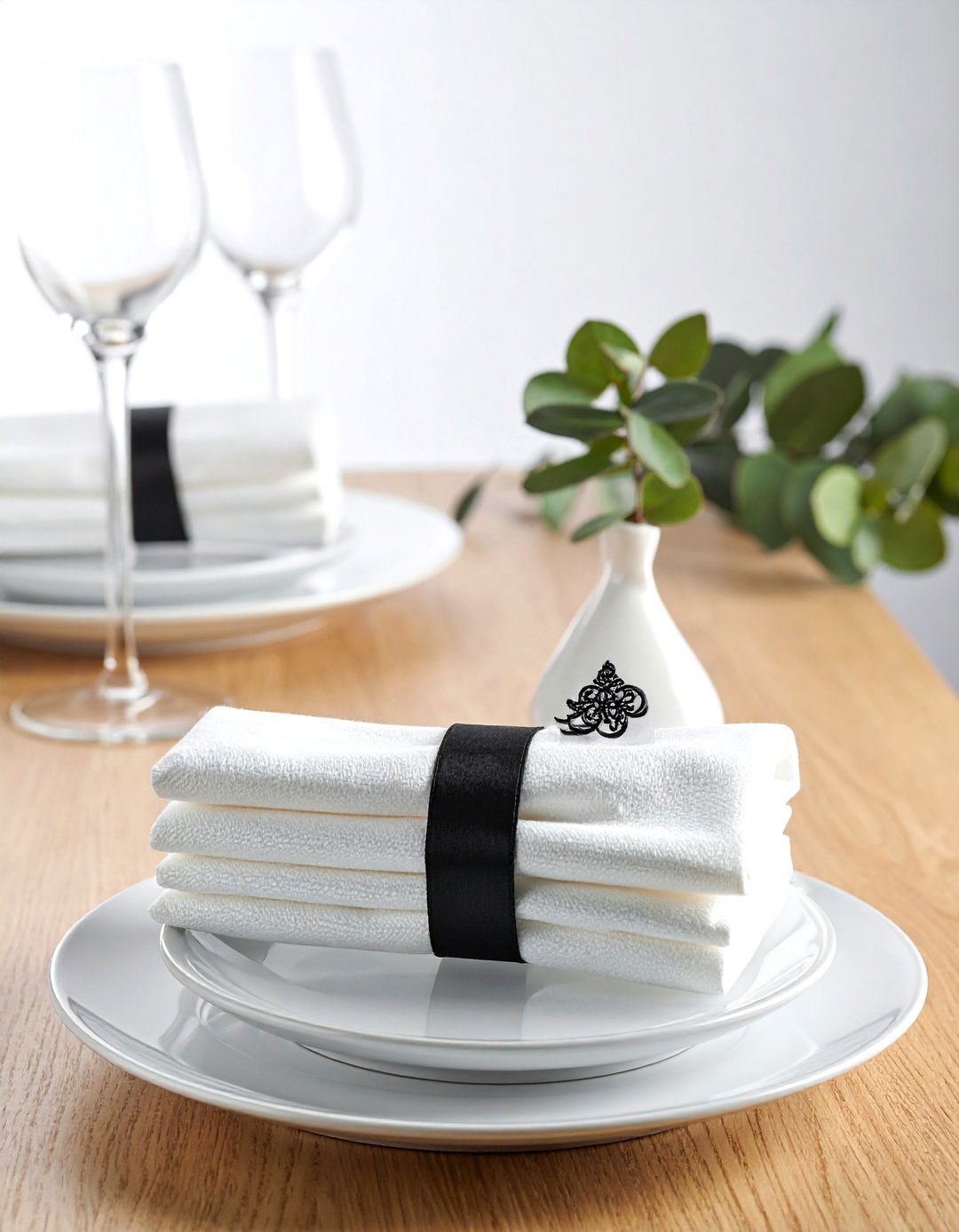 Personalized Dinner Napkins - 30 monogrammed decor ideas