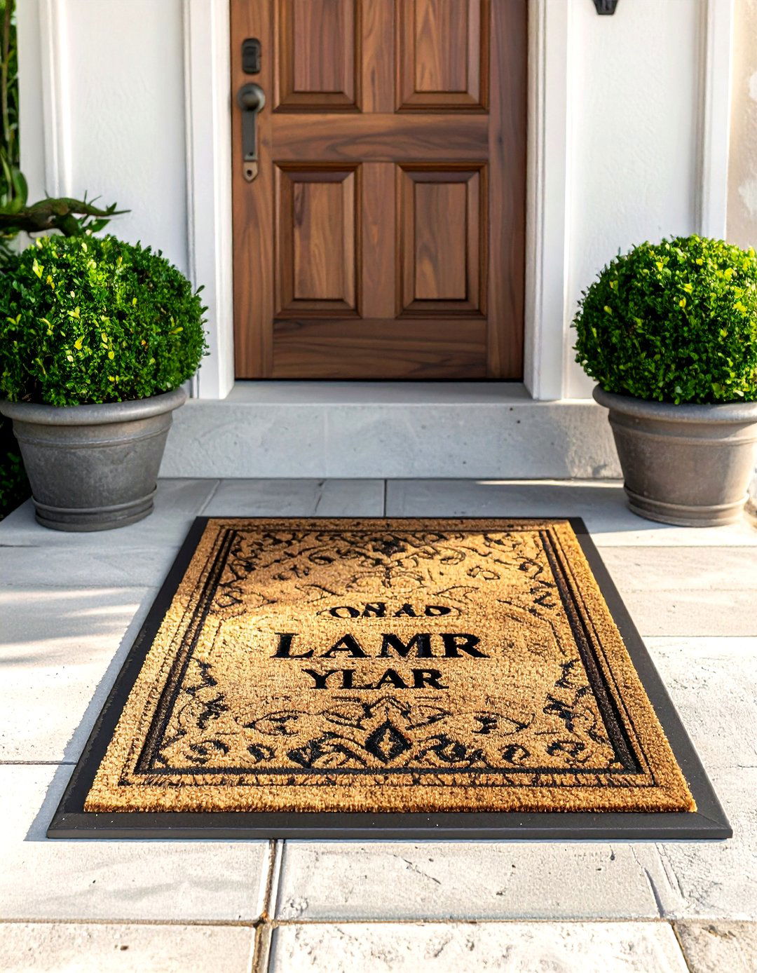 Personalized Doormat - 30 newlywed decor ideas