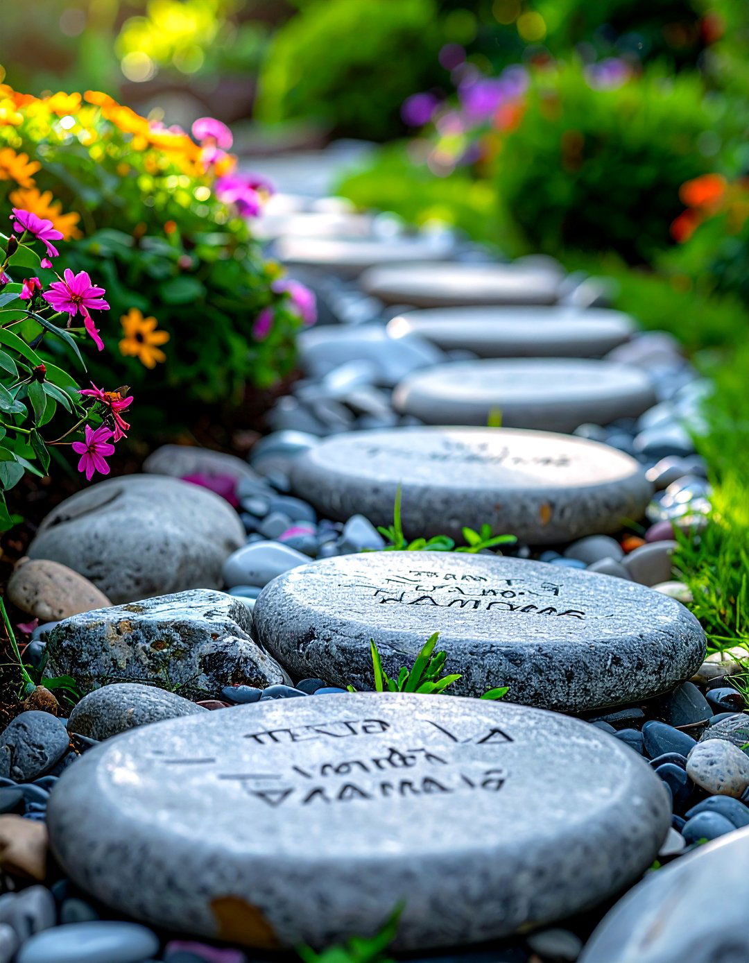 Personalized Garden Stones - 30 custom decor ideas