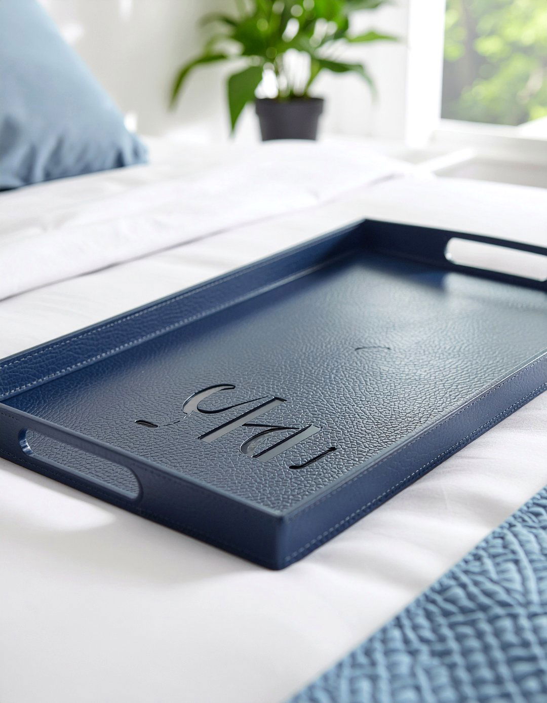 Personalized Leather Tray - 30 bedroom catch all trays