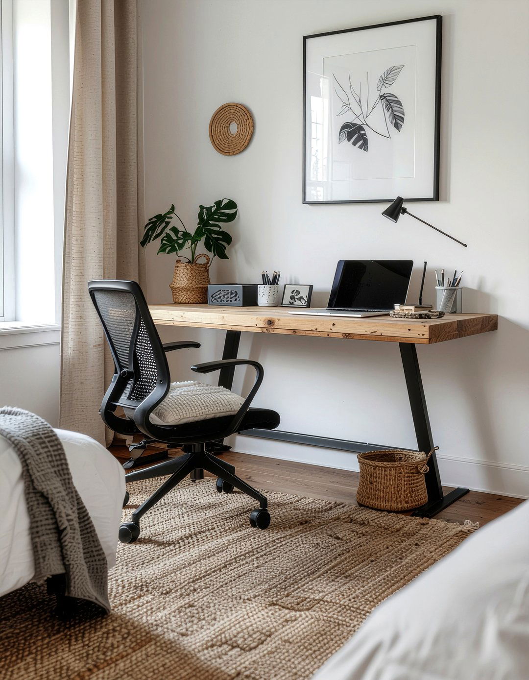 Personalized desk setup - 30 bedroom personalized ideas