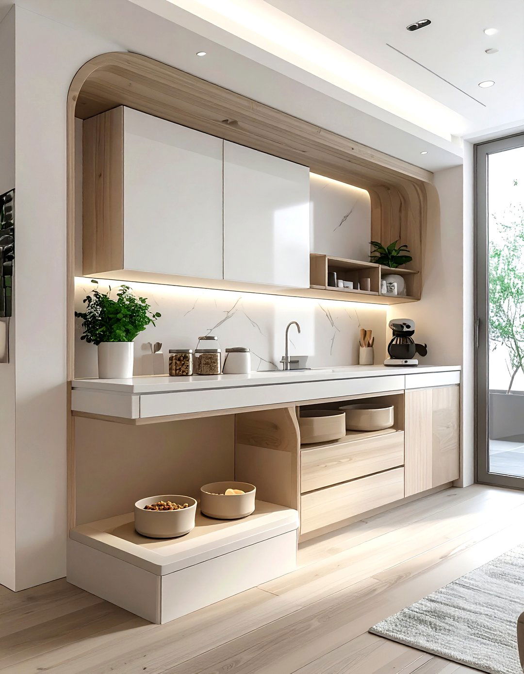 Pet Feeding Station - 30 kitchen zone ideas