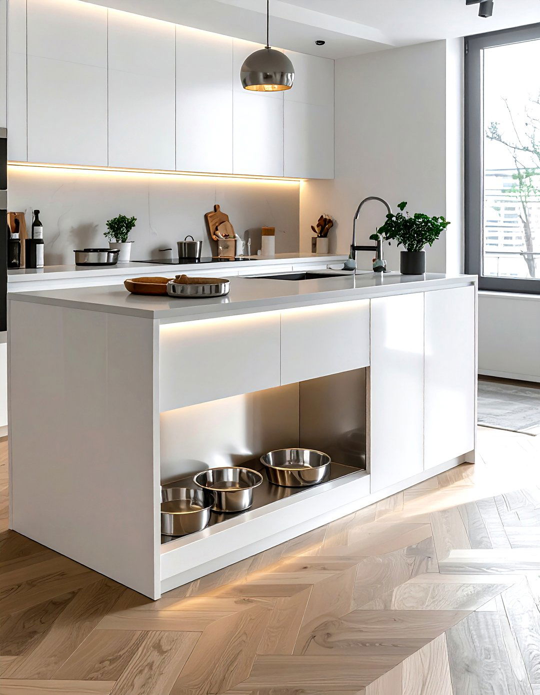 Pet Feeding Station - 30 kitchen workstation ideas