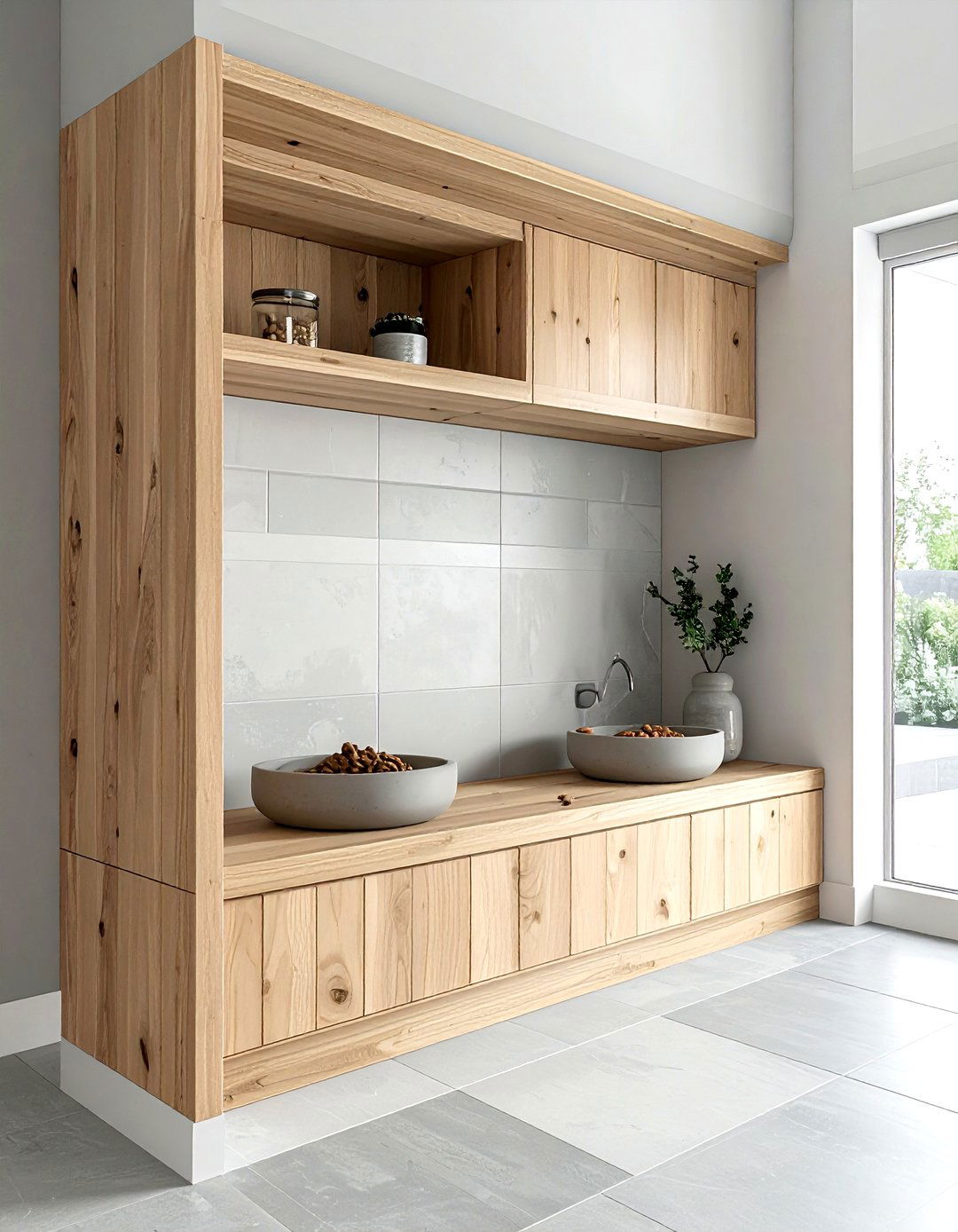 Pet Feeding Station - 30 kitchen alcove ideas