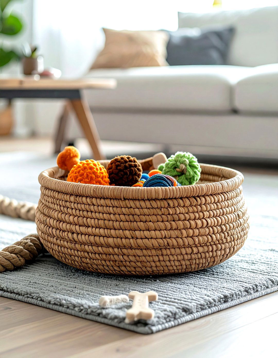 Pet Toy Basket - 30 belly basket ideas