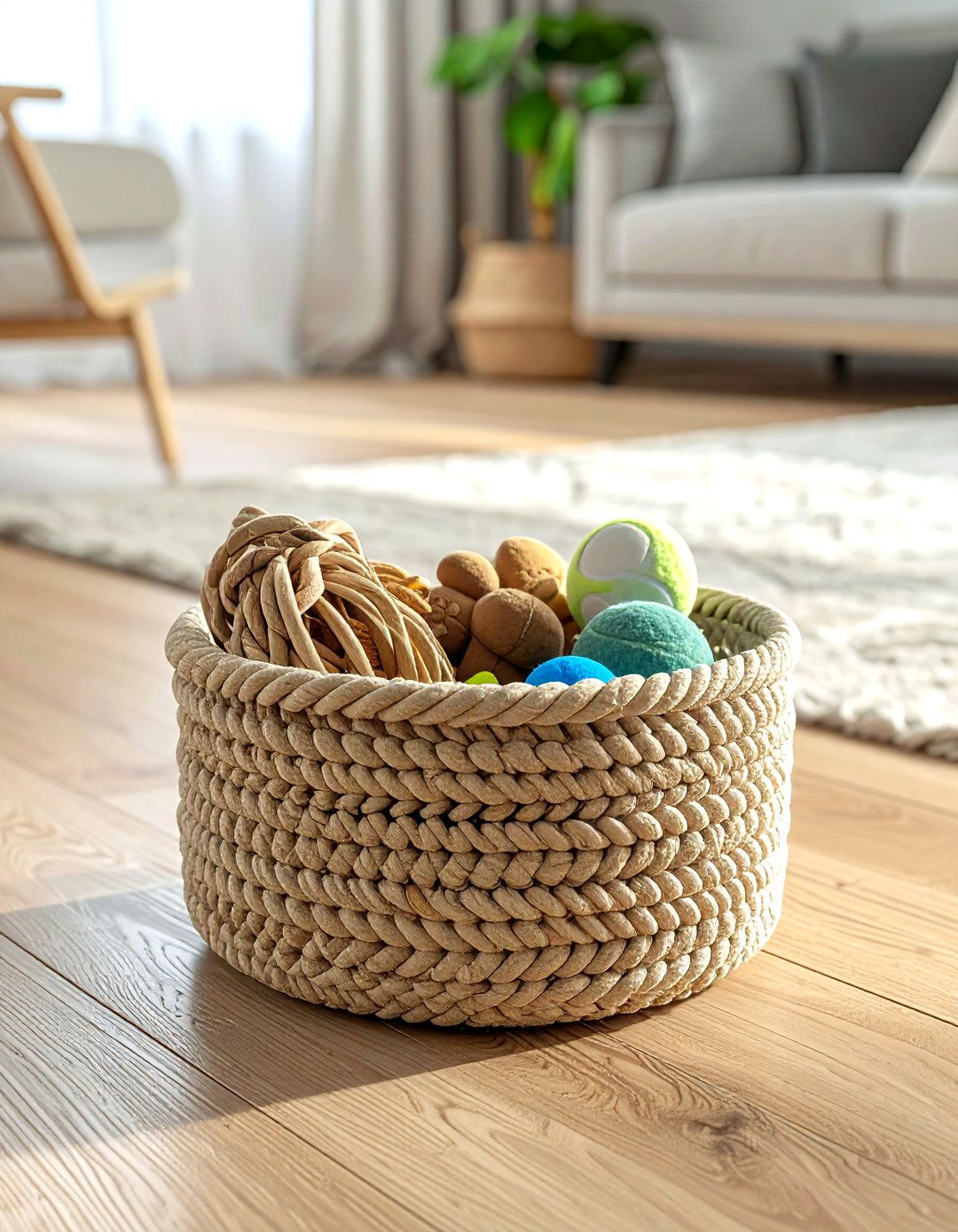 Pet Toy Storage - 30 woven basket ideas