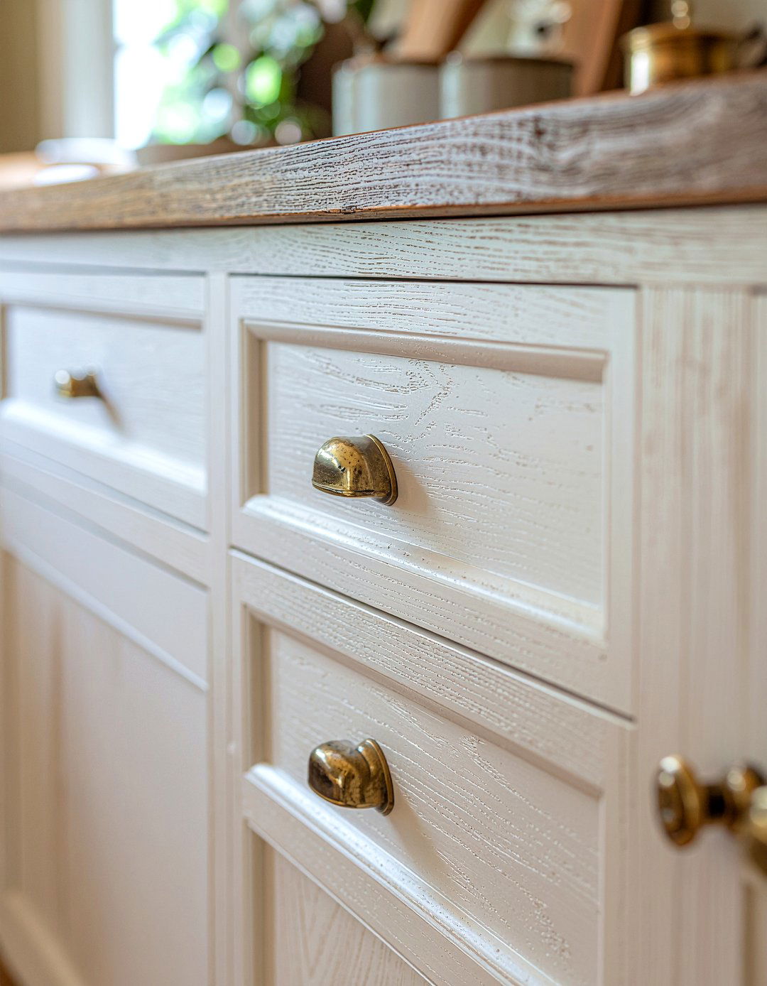 Pewter And Brass Hardware - 30 kitchen finish mixing ideas