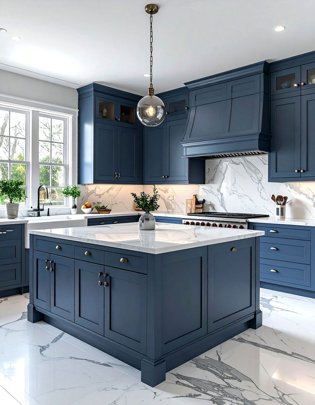 Pewter Cabinet Hardware - 30 colonial kitchen ideas