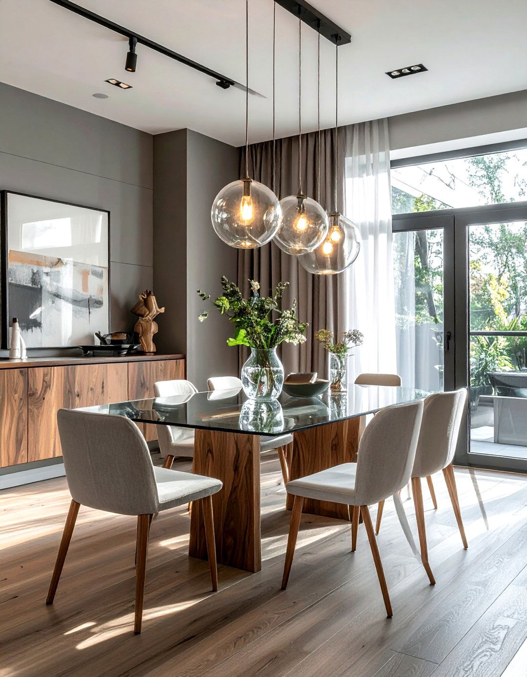 Pewter Dining Room - 30 dining room paint color ideas