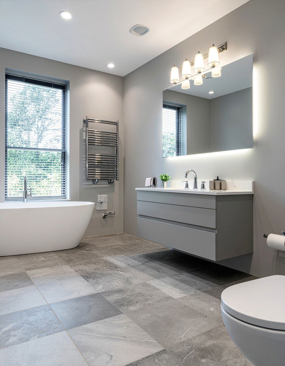 Pewter Gray Bathroom - 30 bathroom color ideas