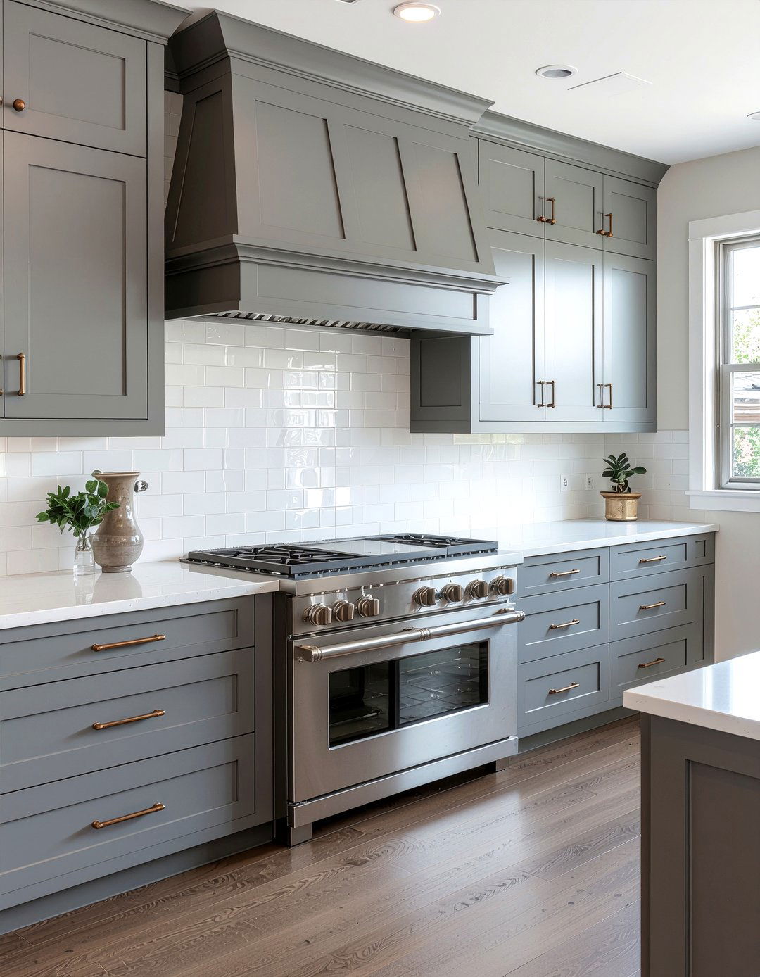 Pewter Gray Kitchen Cabinets - 30 gray kitchen cabinet ideas