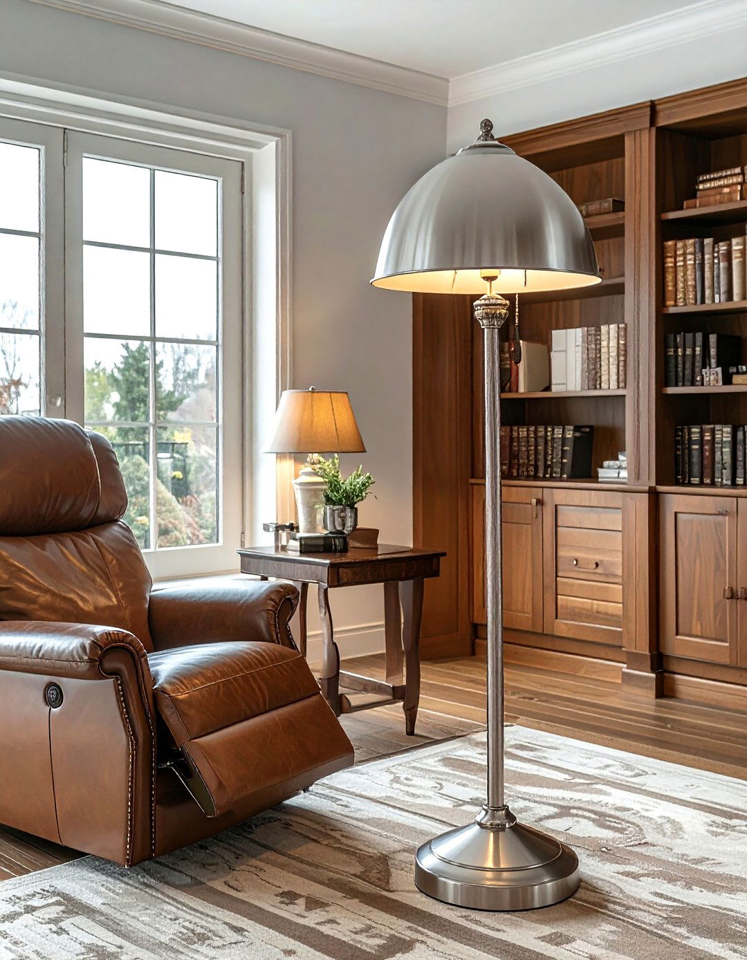Pharmacy Floor Lamp - 30 living room task lighting ideas