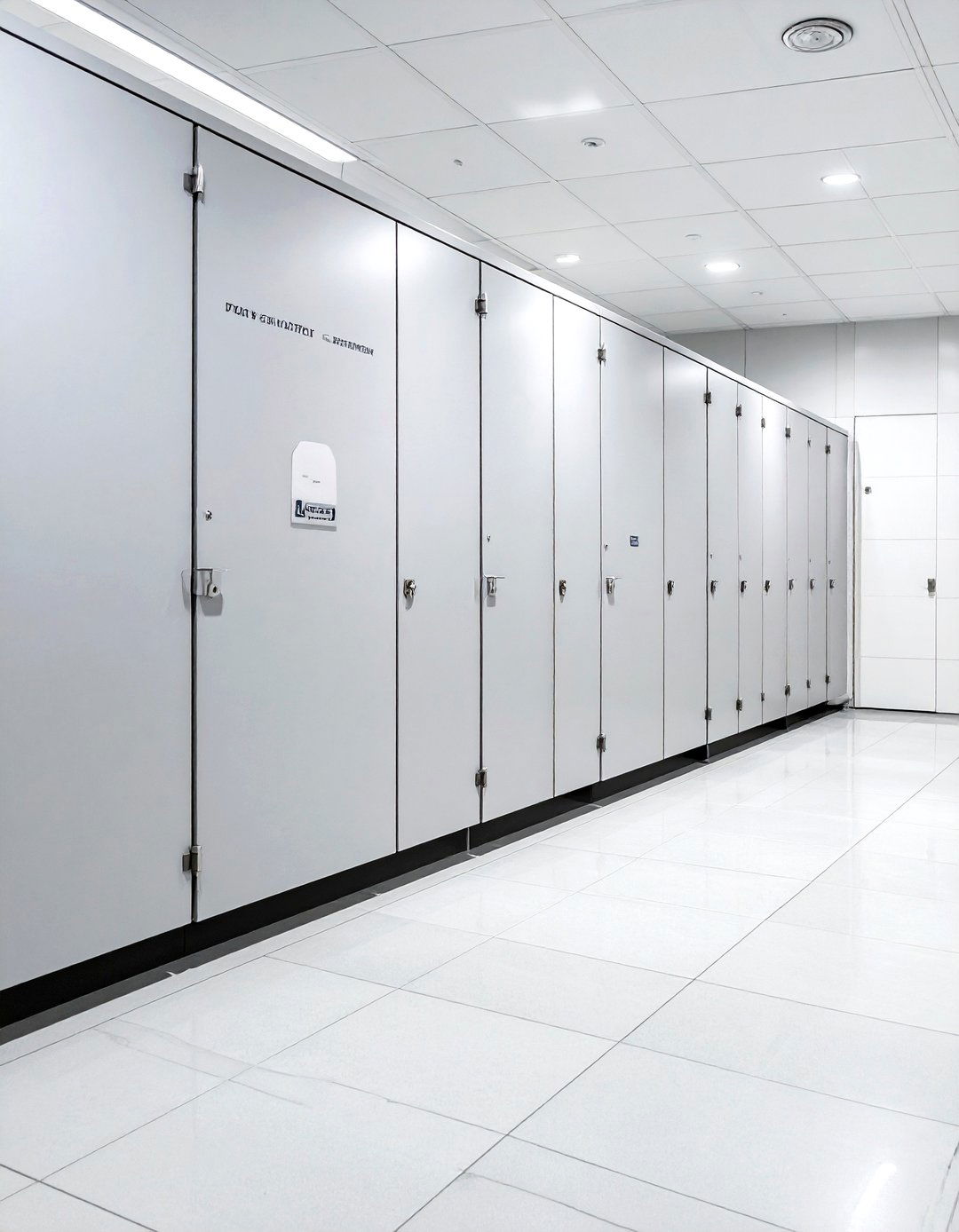 Phenolic bathroom stalls - 30 toilet partition ideas