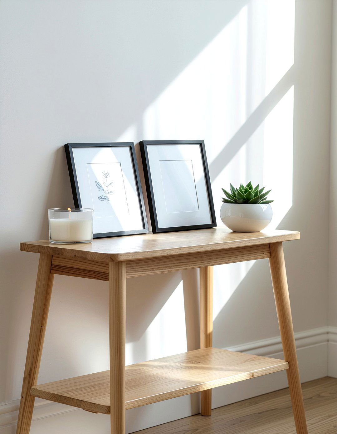 Photo frame layering - 30 end table styling ideas