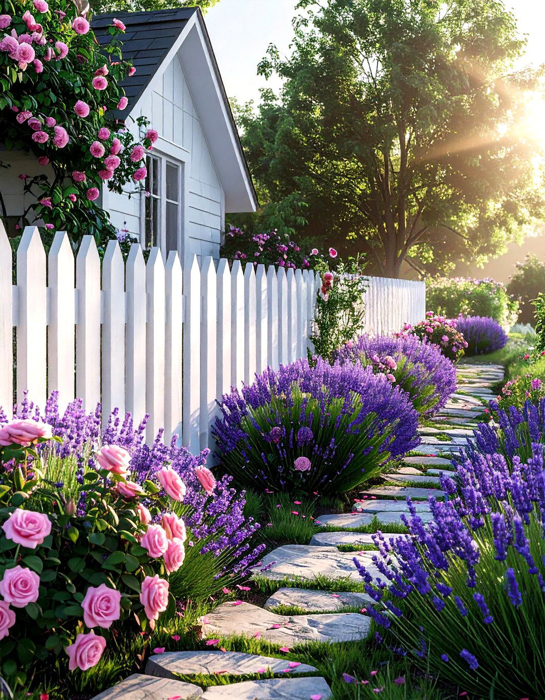 Picket Fence Garden - 30 French country decor ideas