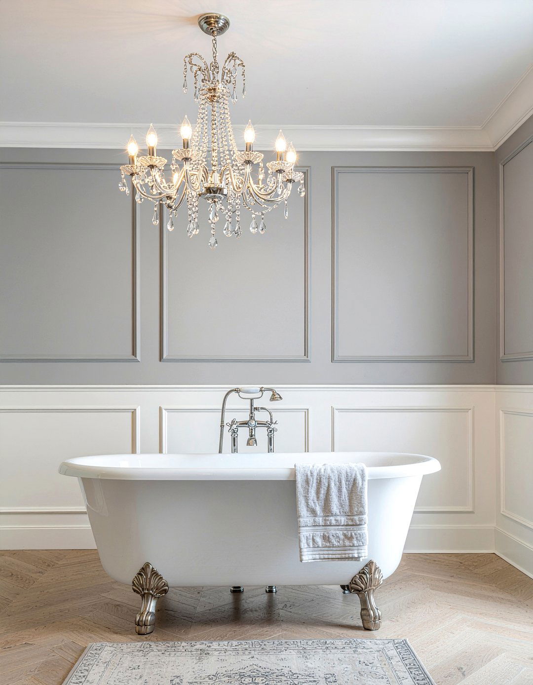 Picture Frame Molding Bathroom - 30 bathroom molding ideas