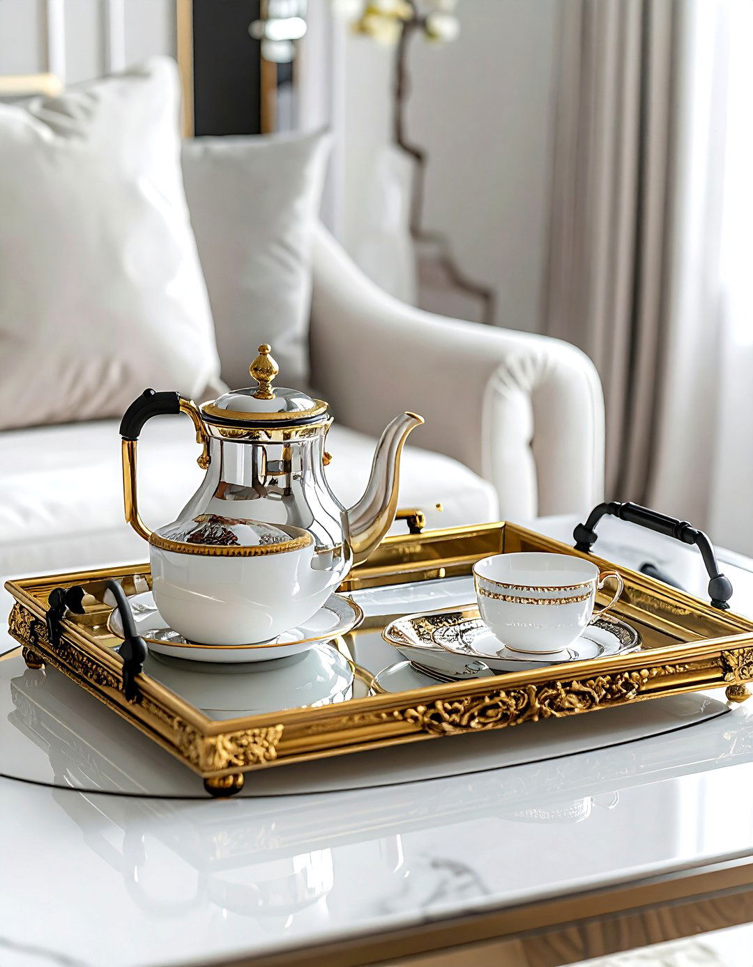 Picture Frame Serving Tray - 30 upcycled decor ideas