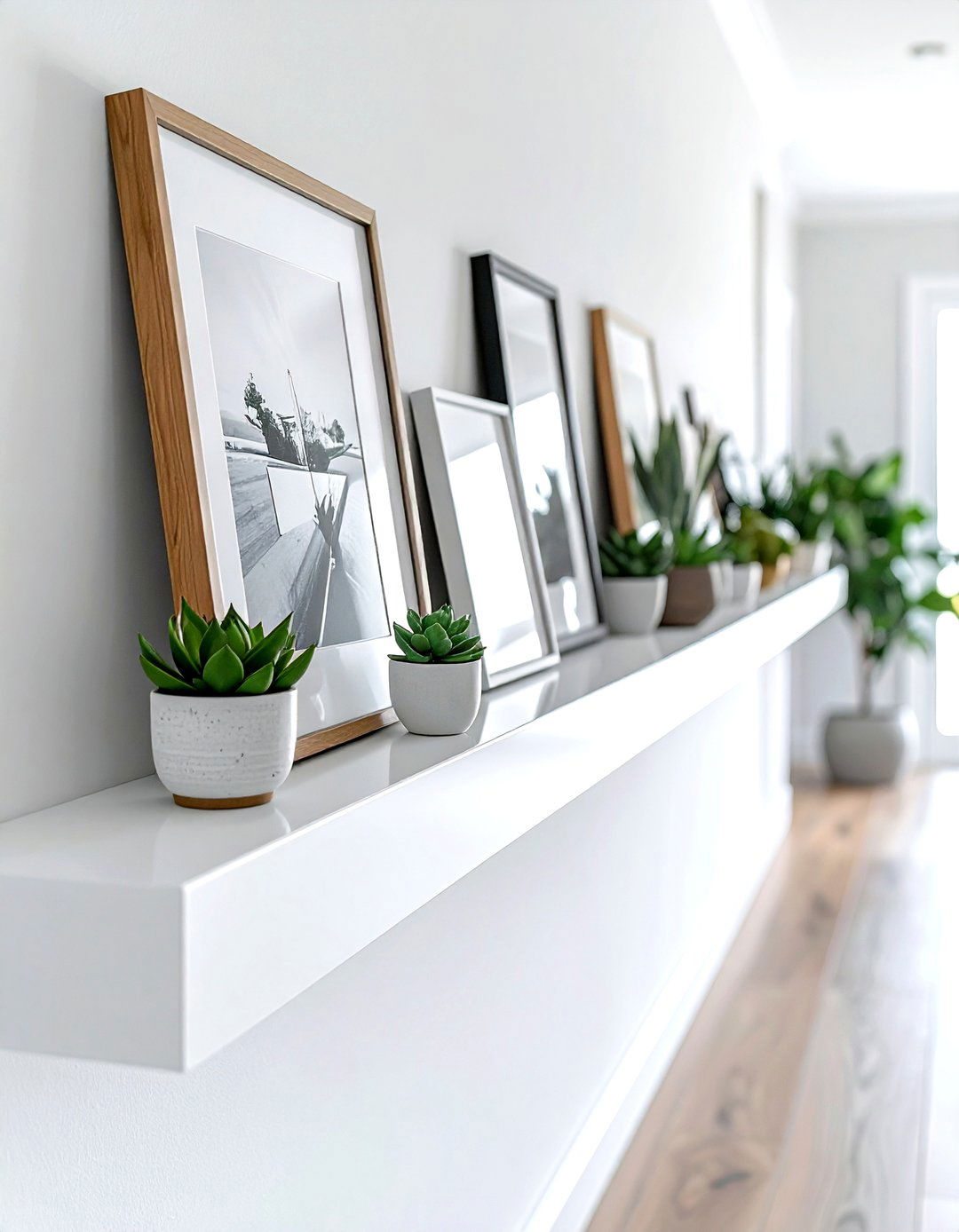 Picture Ledge - 30 photo display ideas