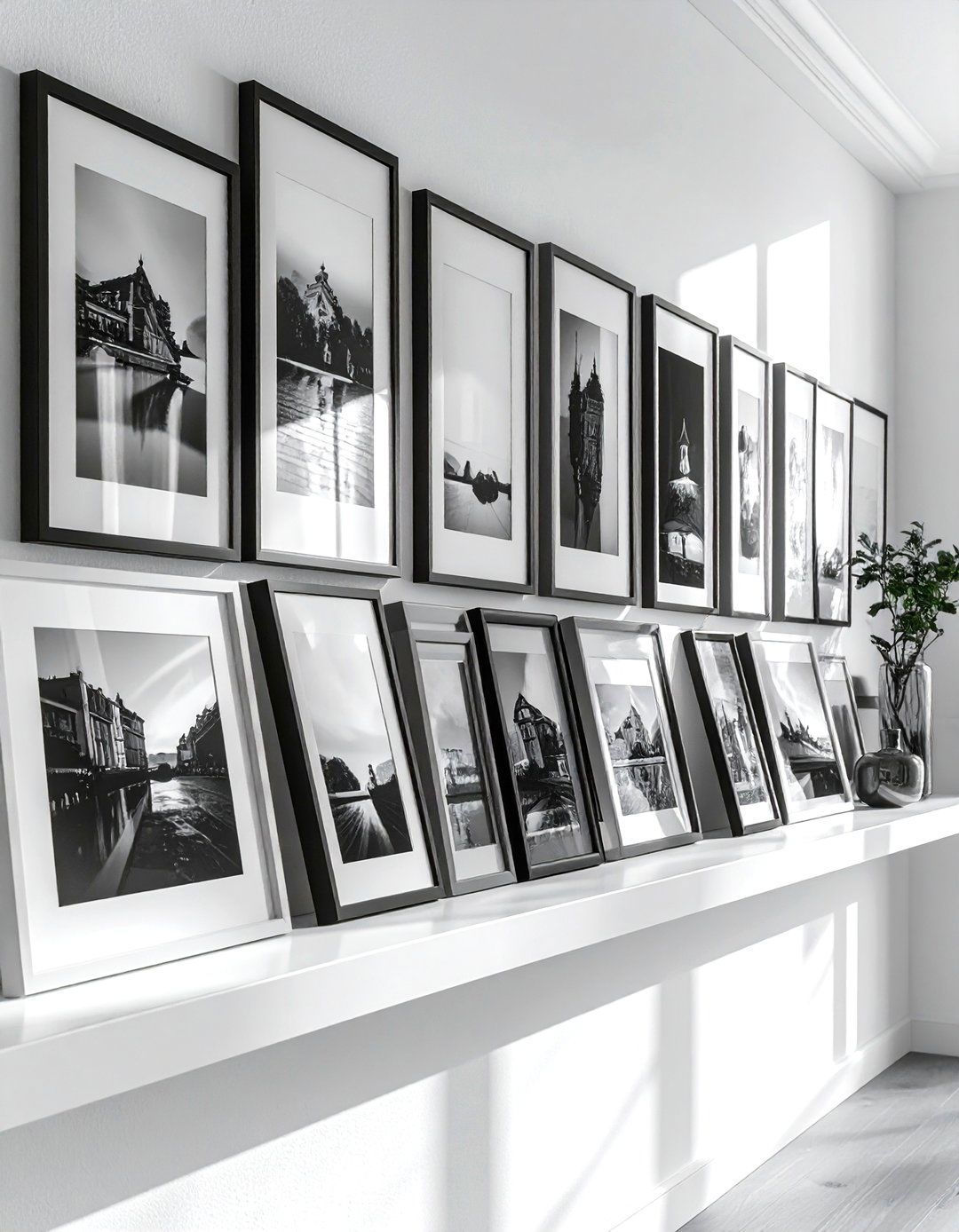 Picture Ledge - 30 shelf styling ideas