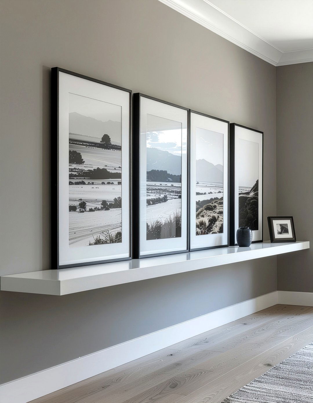 Picture Ledge - 30 budget living room ideas