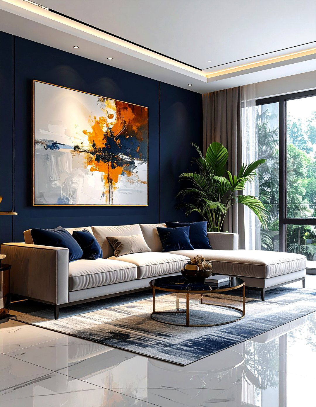 Picture Lights For Wall Art - 30 living room layered lighting ideas