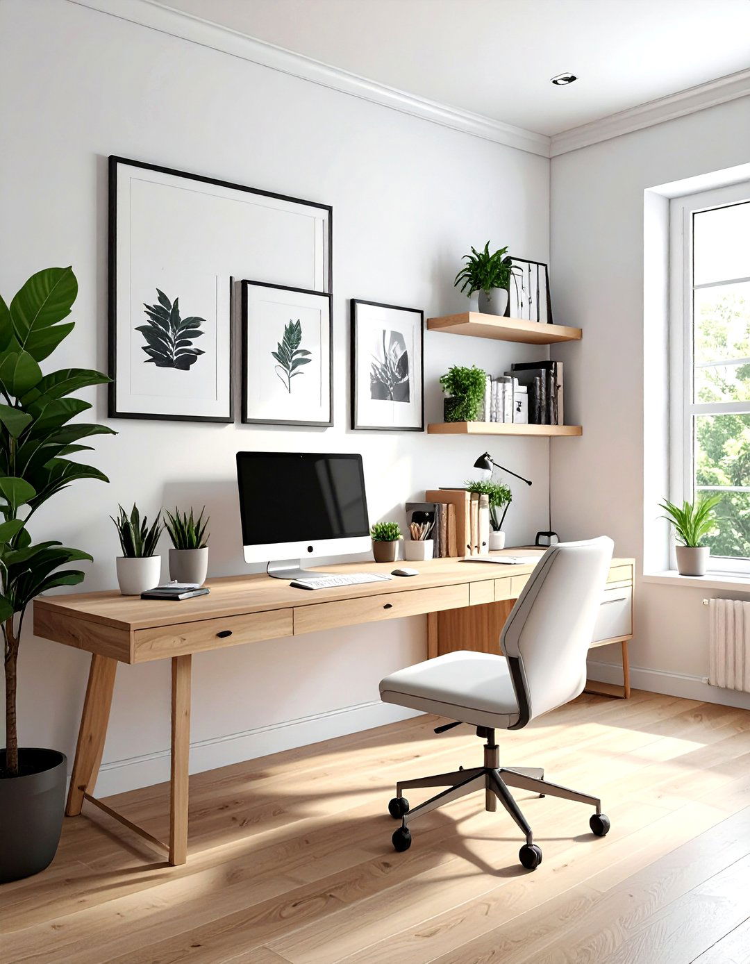 Picture Rail In Home Office - 30 picture rail ideas