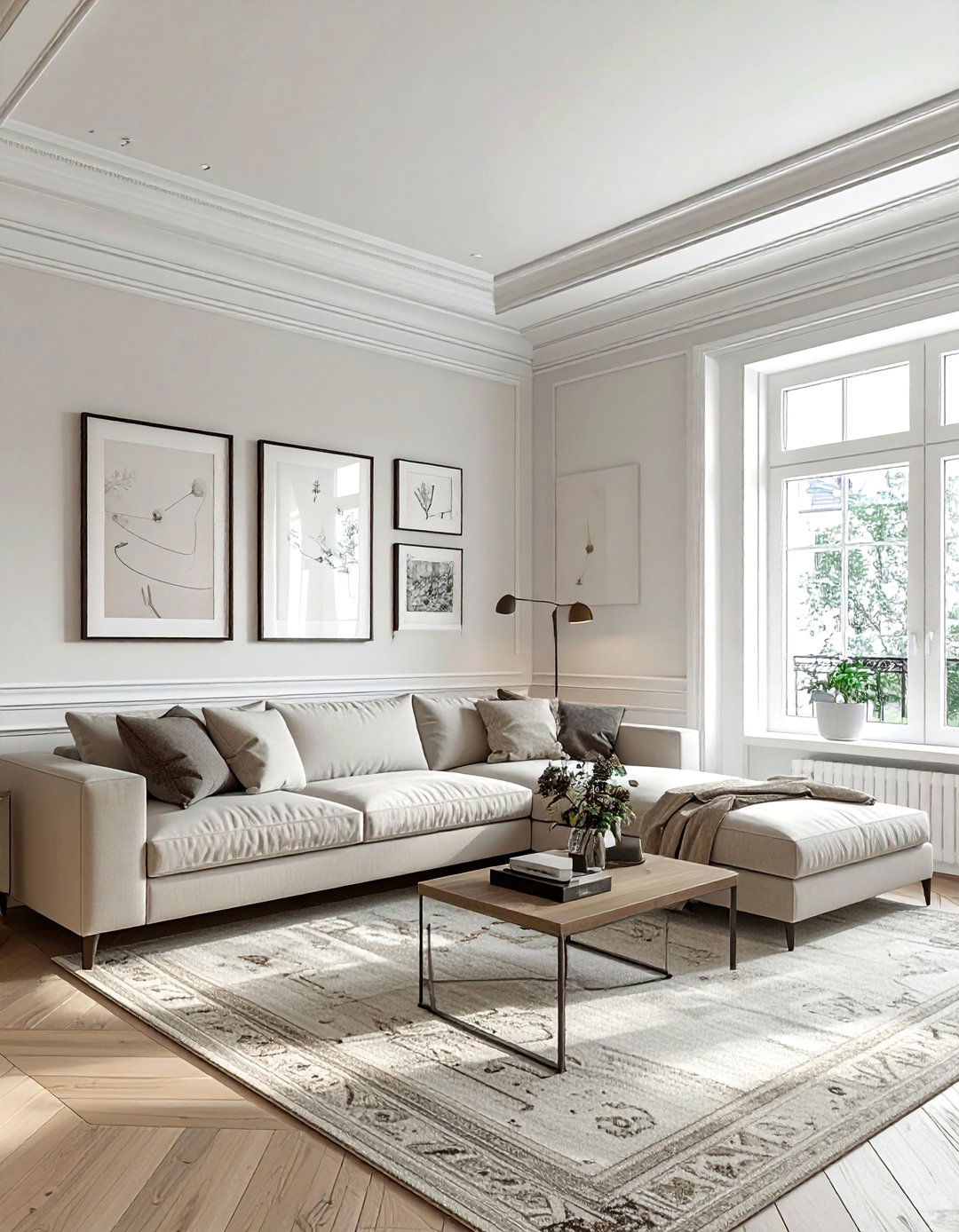 Picture Rail Living Room - 30 old house decor ideas