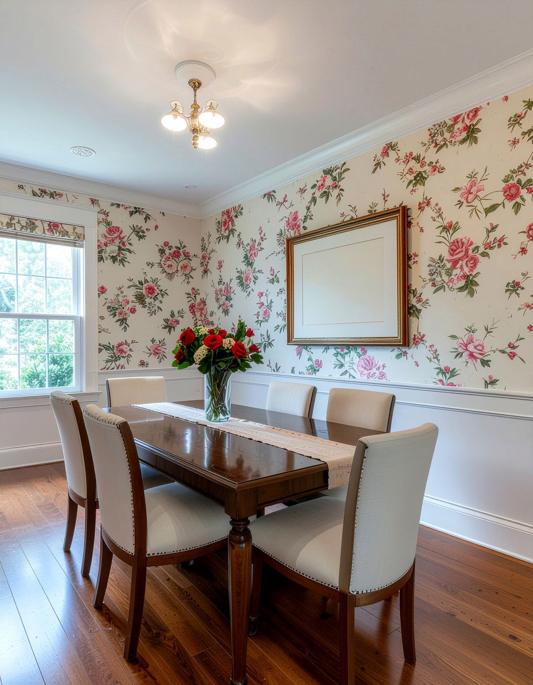 Picture Rail With Wallpaper - 30 dining room picture rail ideas