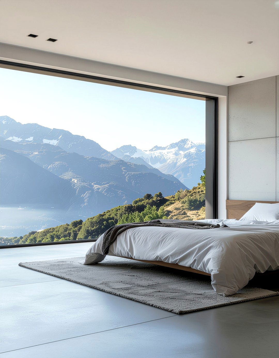 Picture Window - 30 bedroom window design ideas