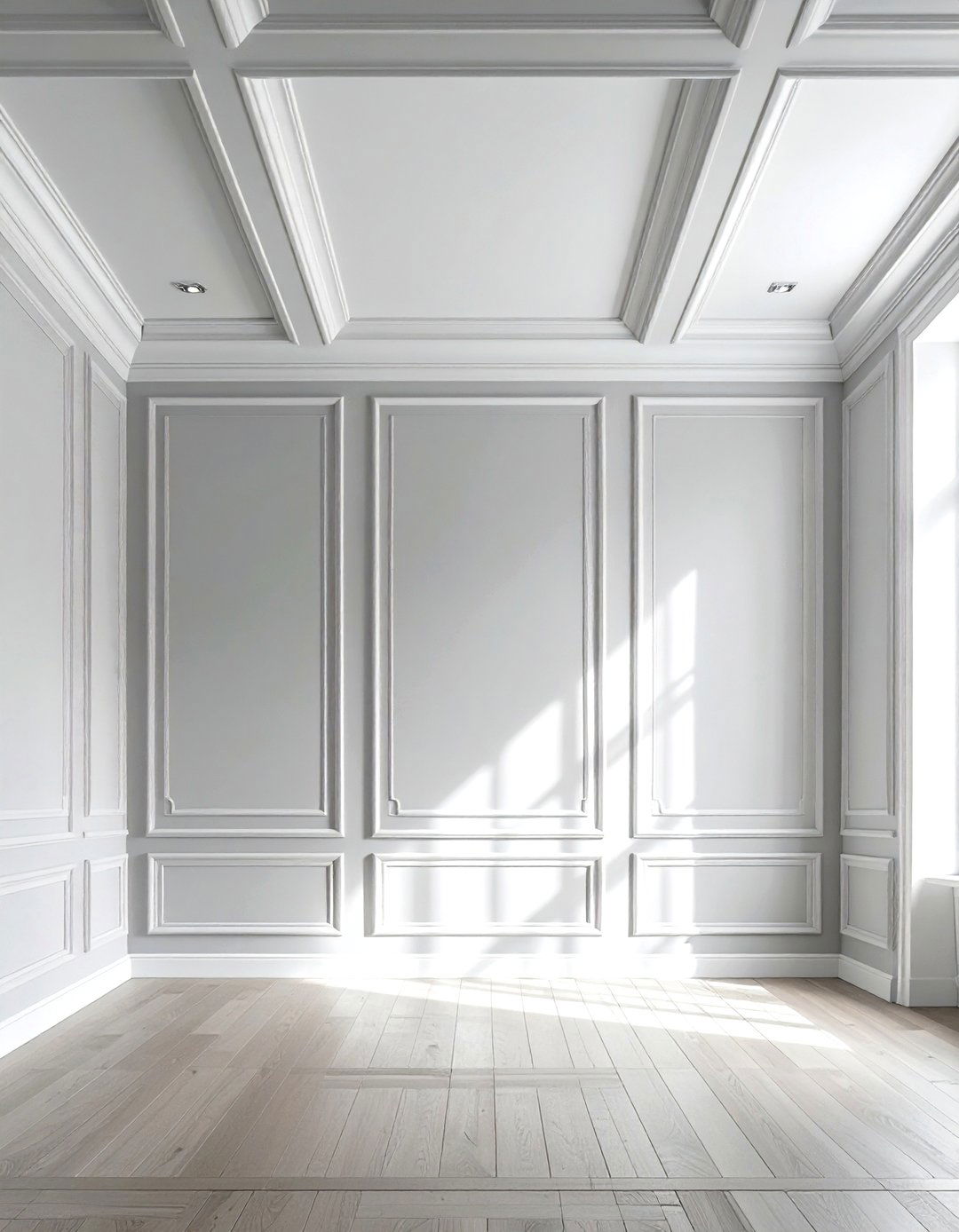 Picture frame molding - 30 easy decor ideas