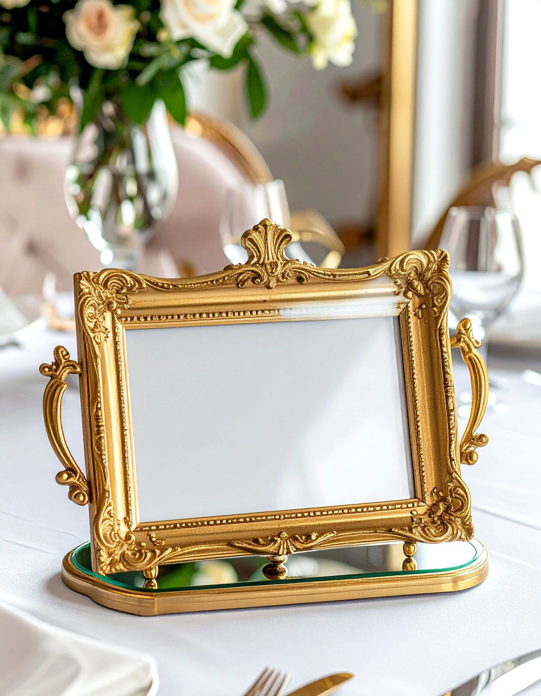 Picture frame tray - 30 upcycled dining room ideas