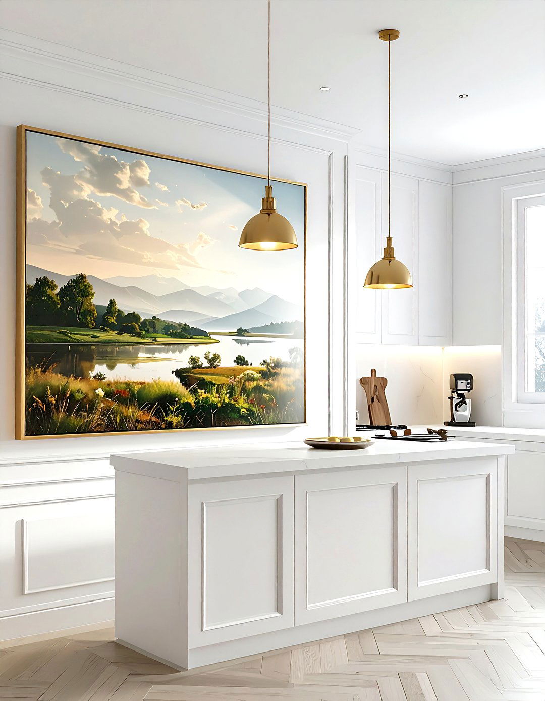 Picture light for kitchen - 30 kitchen ambient lighting ideas