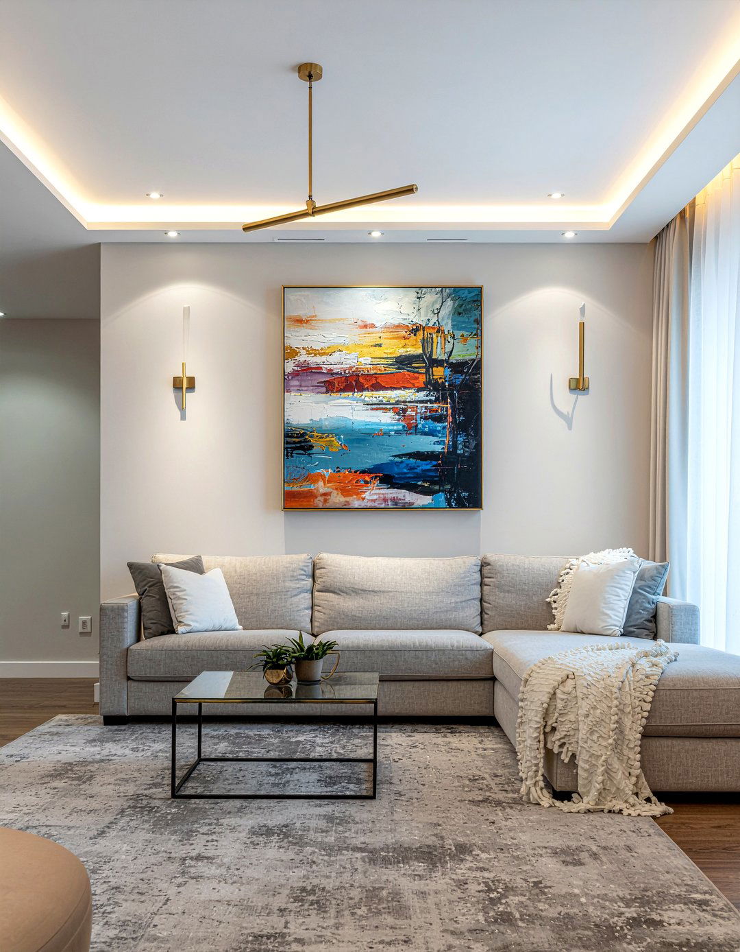 Picture light for living room - 30 living room sconces