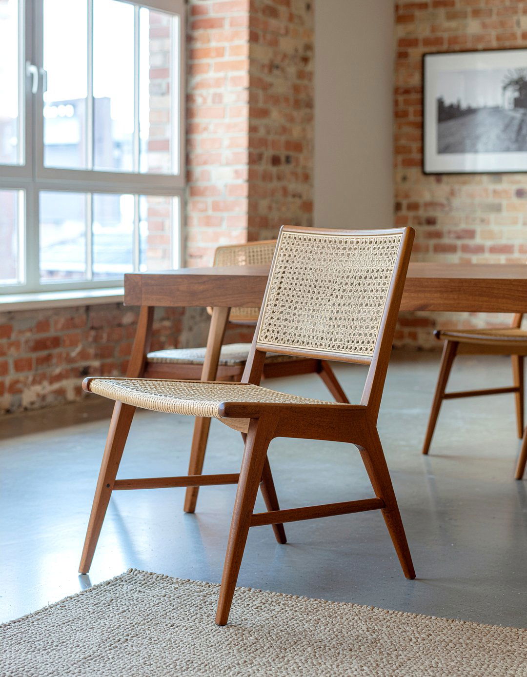 Pierre Jeanneret dining chair - 30 cane dining chair ideas