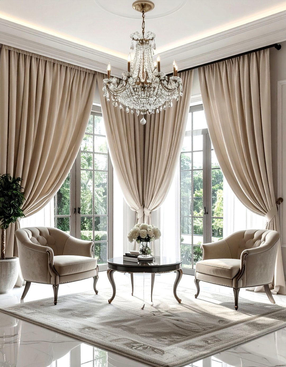 Pinch Pleat Blackout Curtains - 30 living room blackout curtains