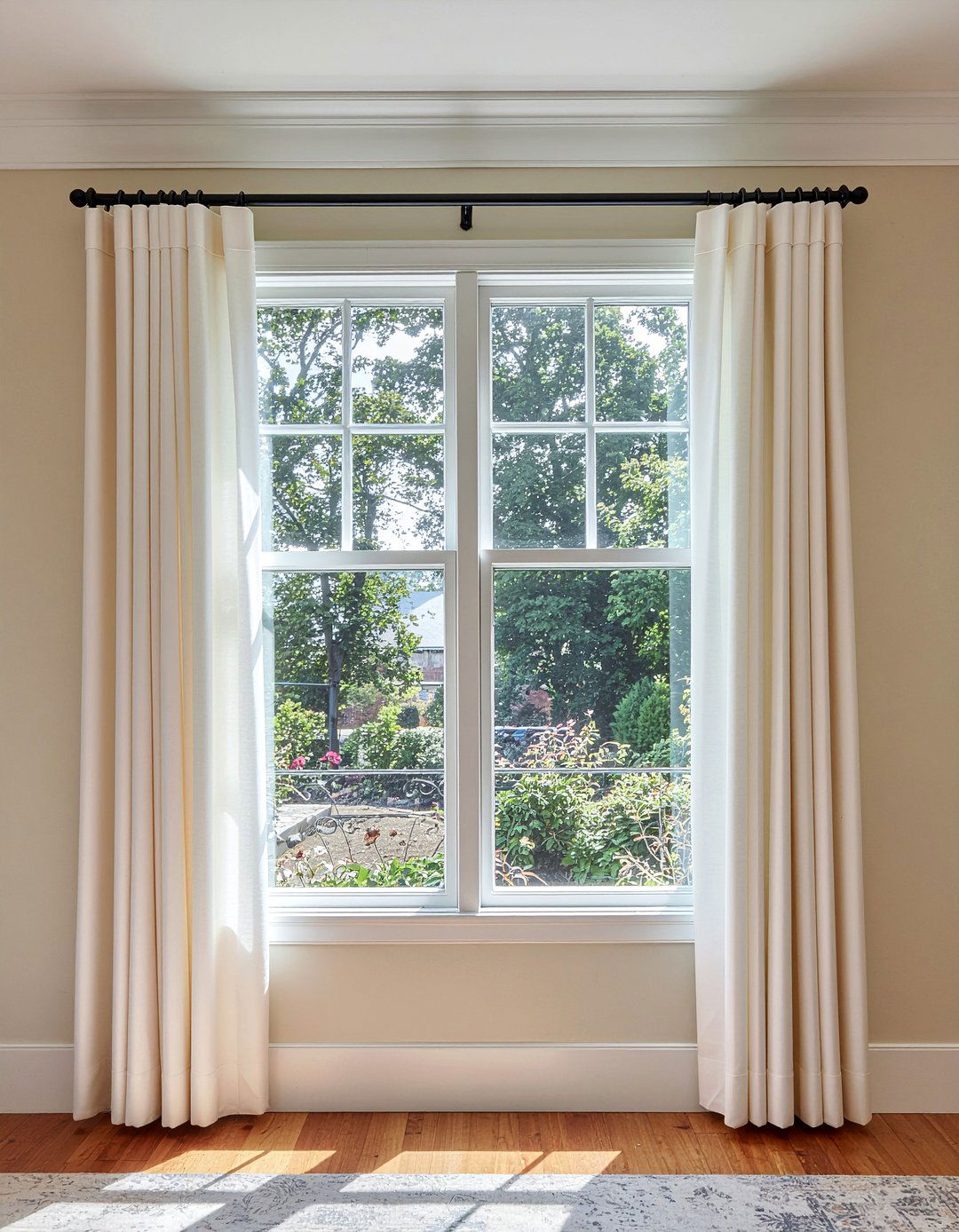 Pinch Pleat Sheer Curtains - 30 living room sheer curtains